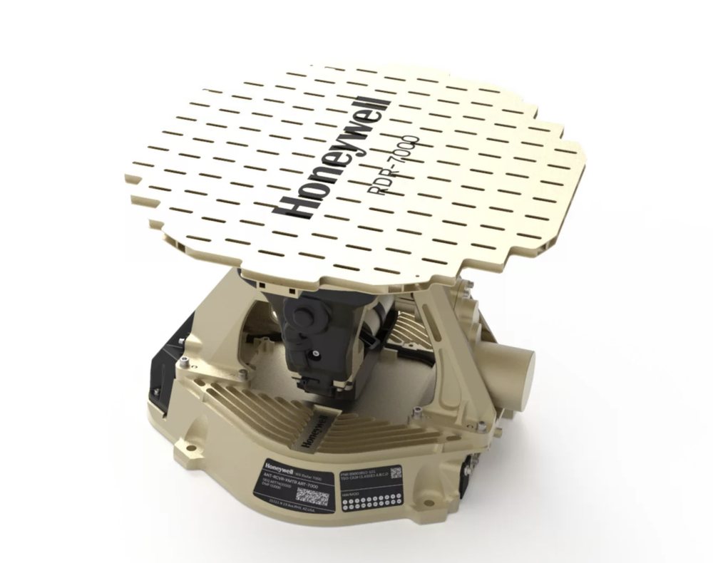 Weather radar antenna unit